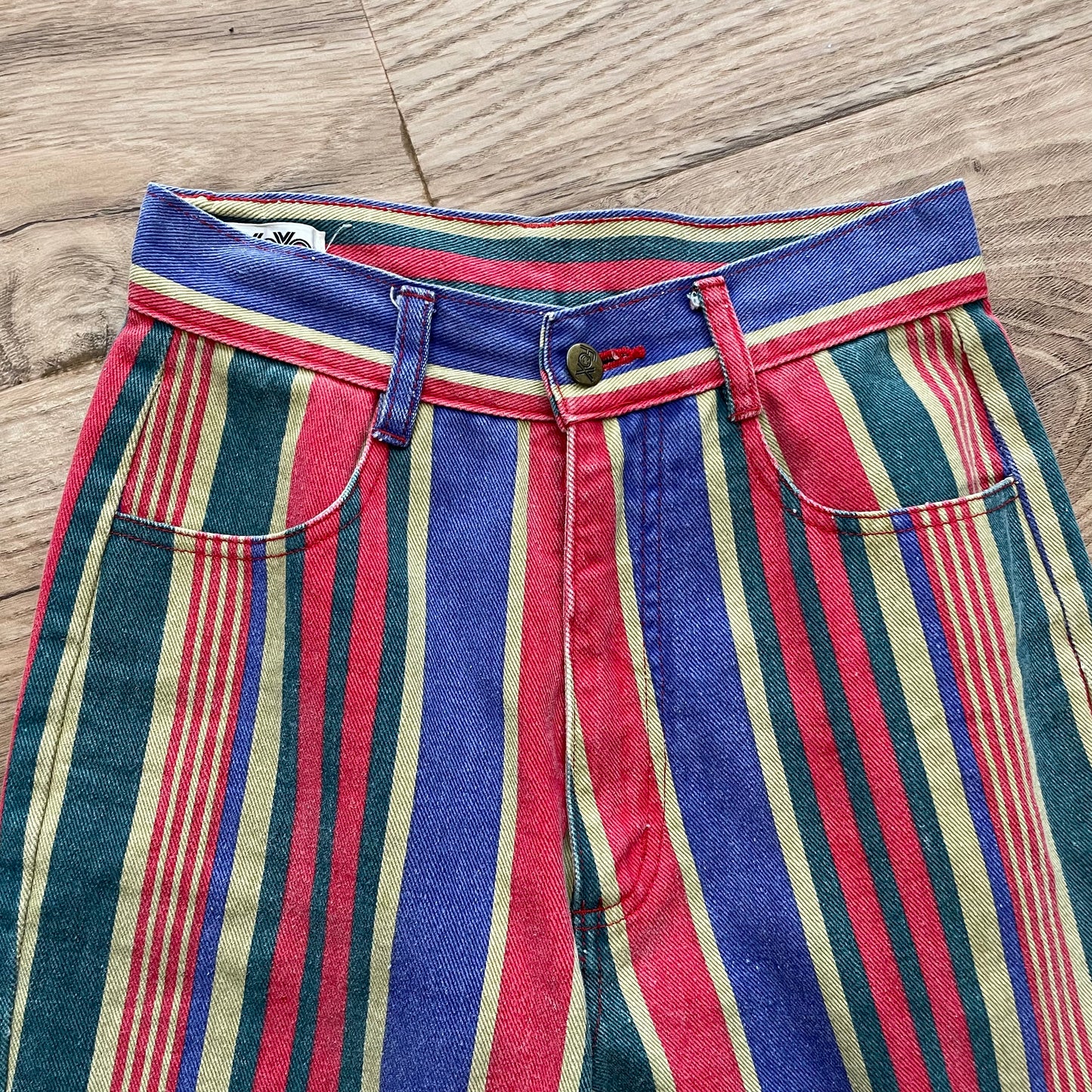 Foxeye Striped Rainbow Jeans