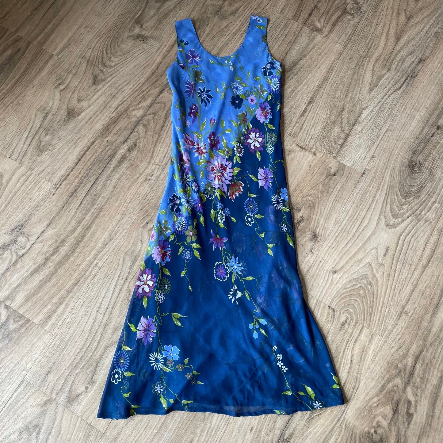 Purple Reversible Slip Dress