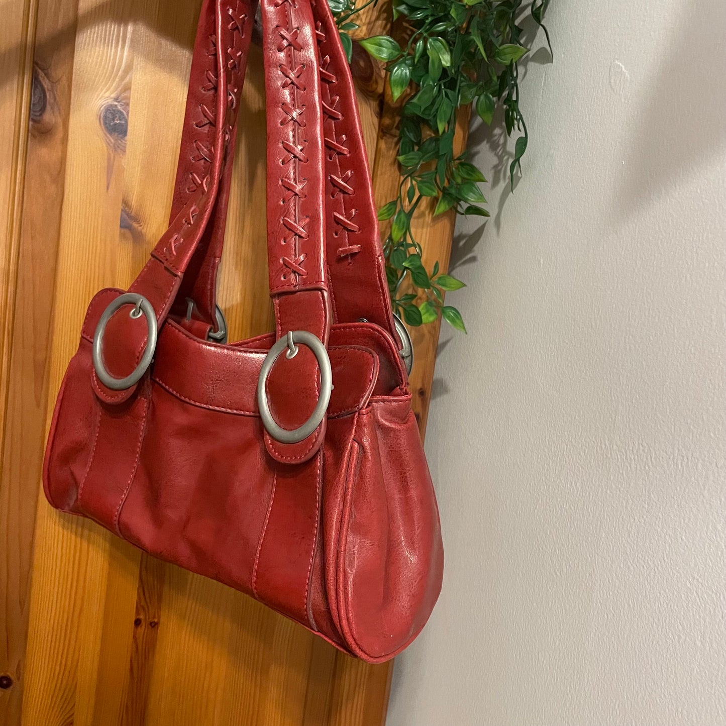 Y2K PVC Buckle Bag