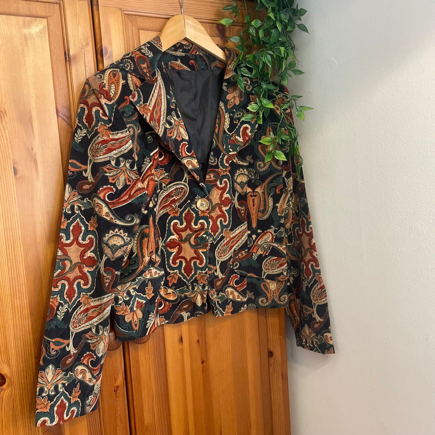 Paisley Corduroy Jacket
