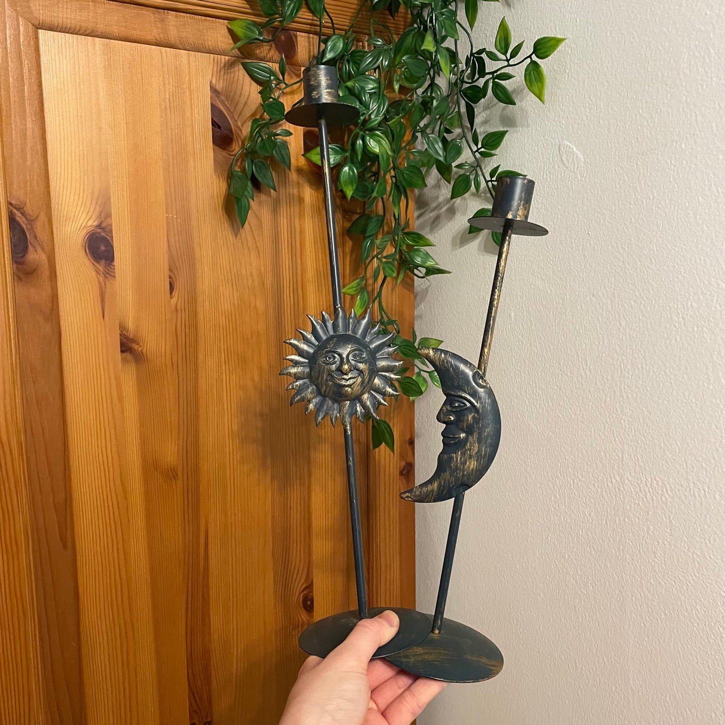 Sun and Moon candlesticks