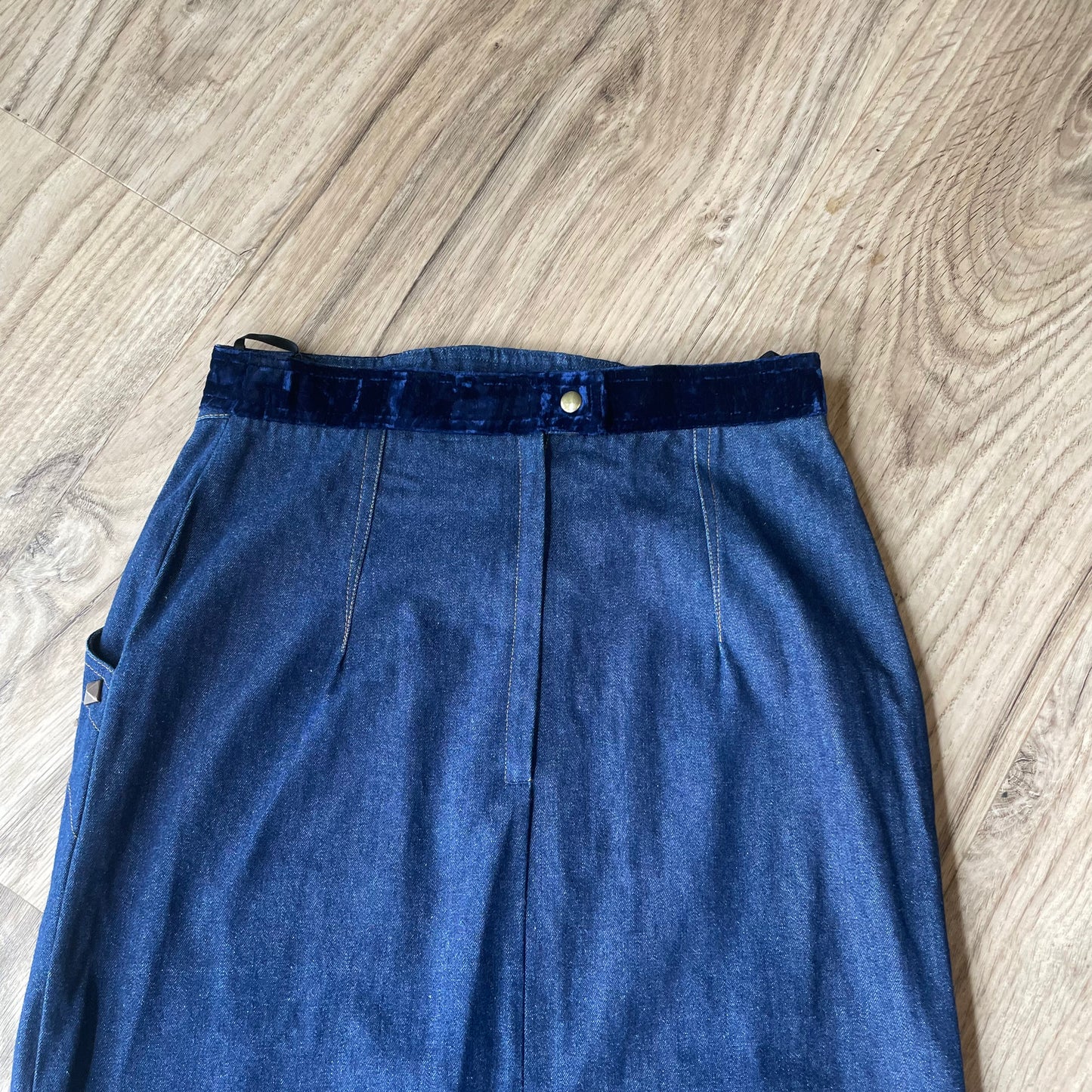Denim 3/4 skirt