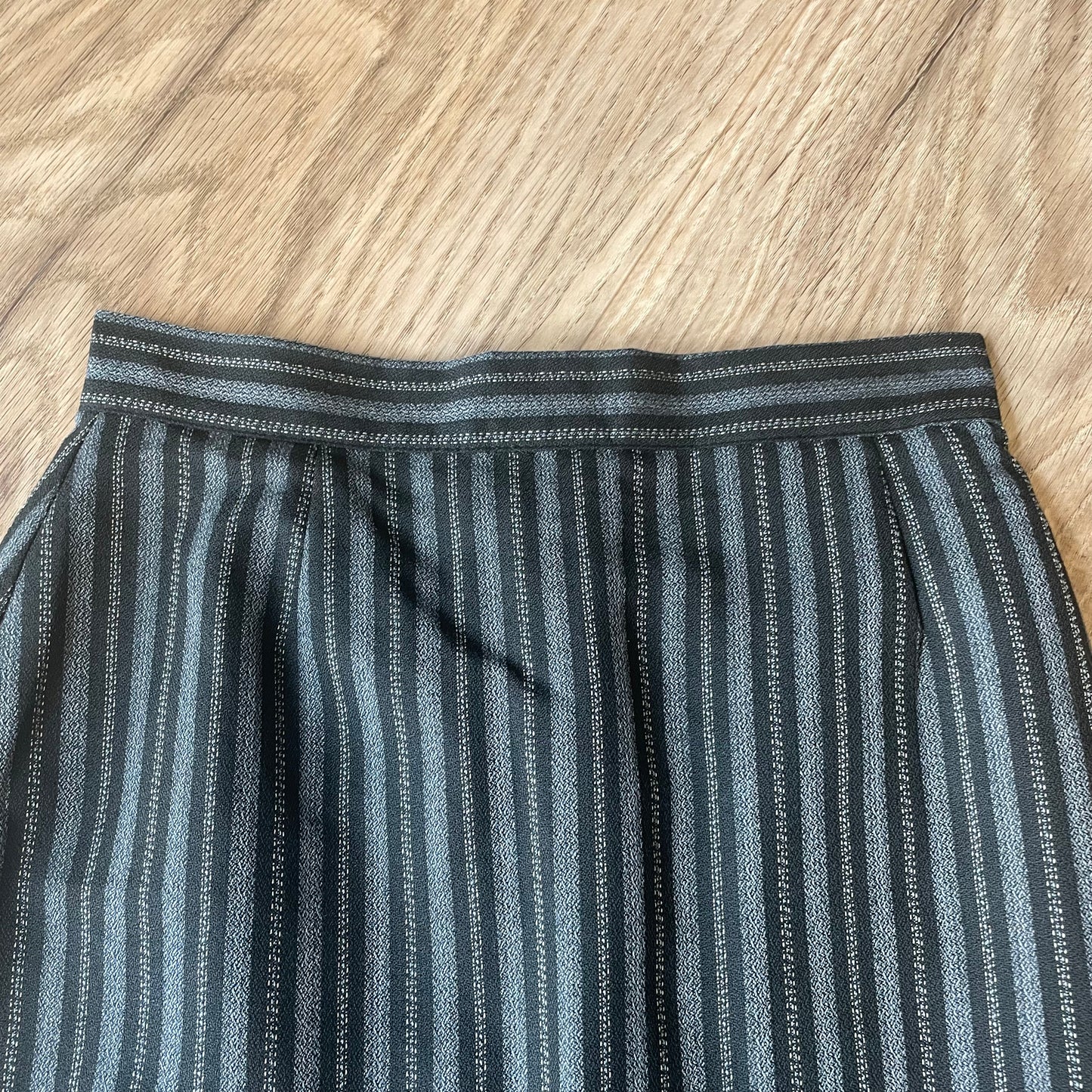 Pinstriped Skirt