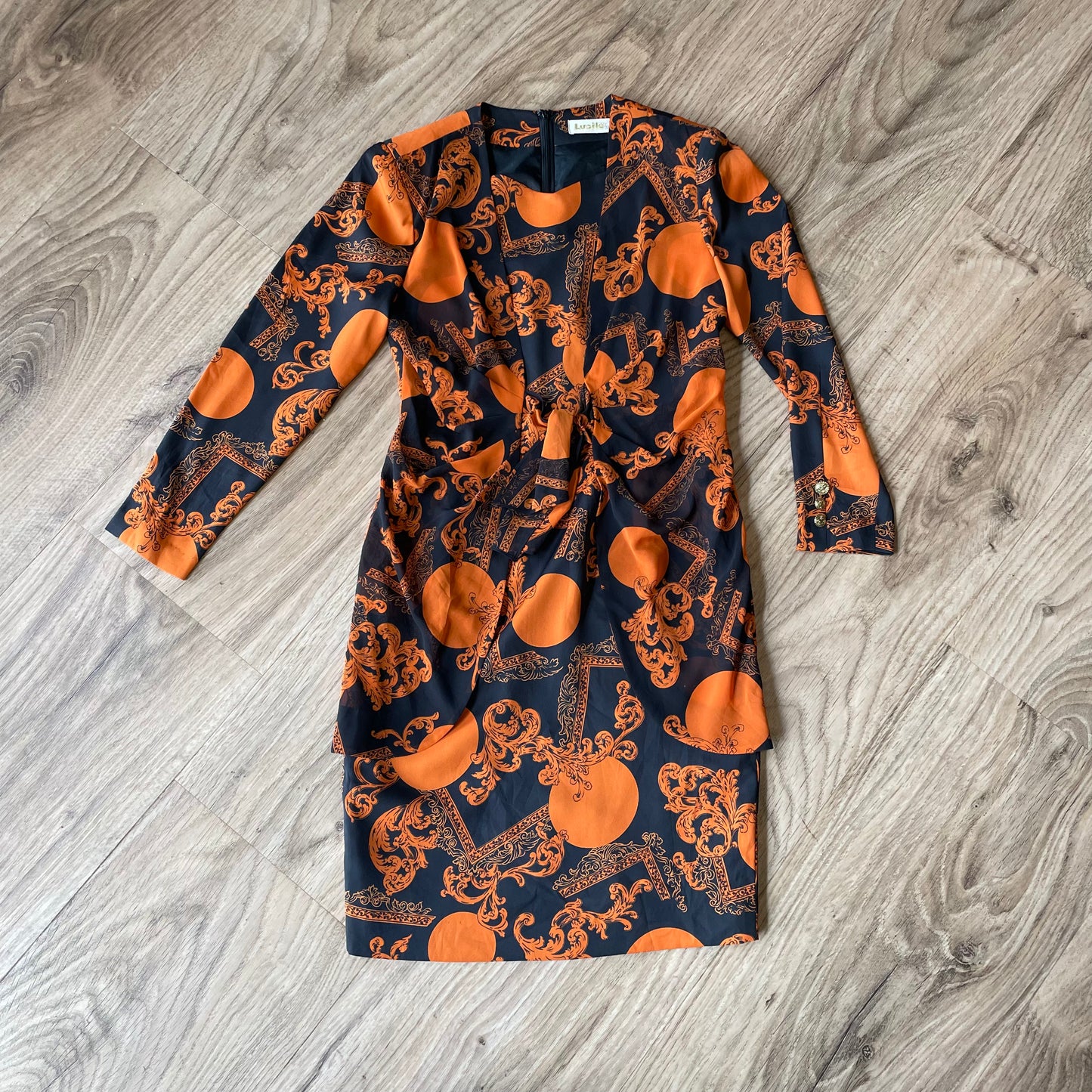 80s Patterned Dress