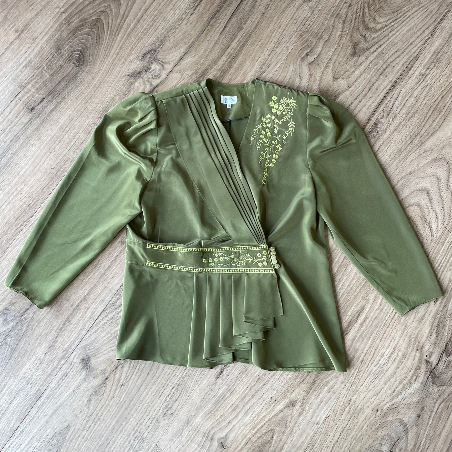 Pea Green Blouse