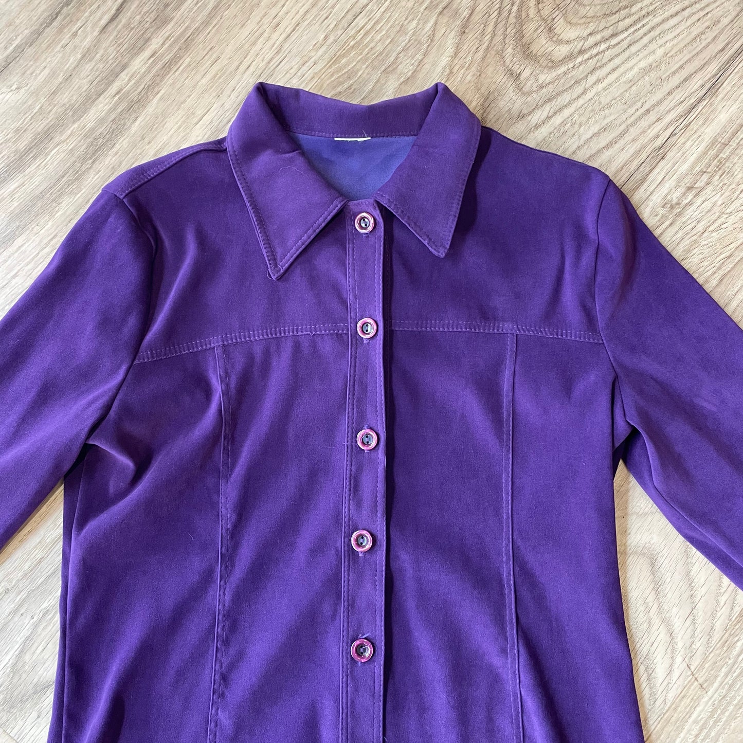 Purple Shirt Jacket