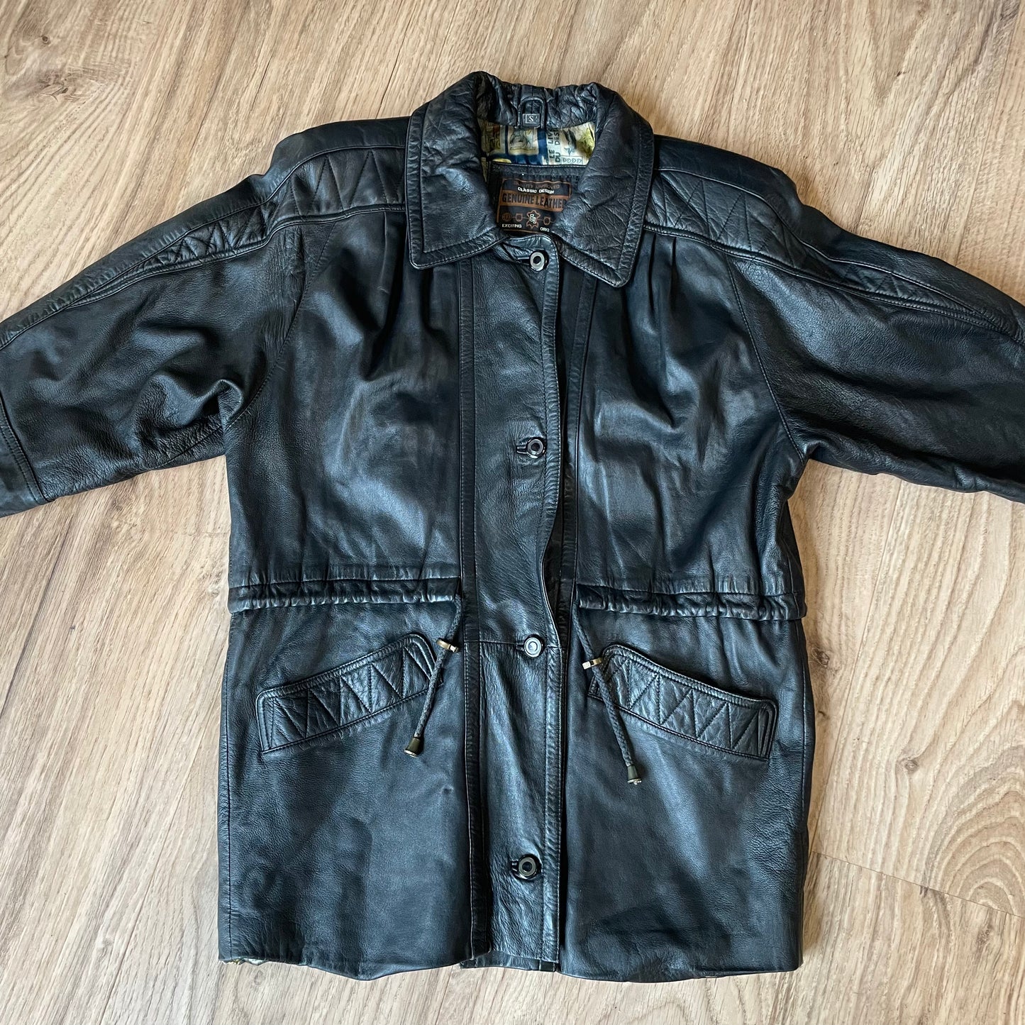 Black Leather Coat
