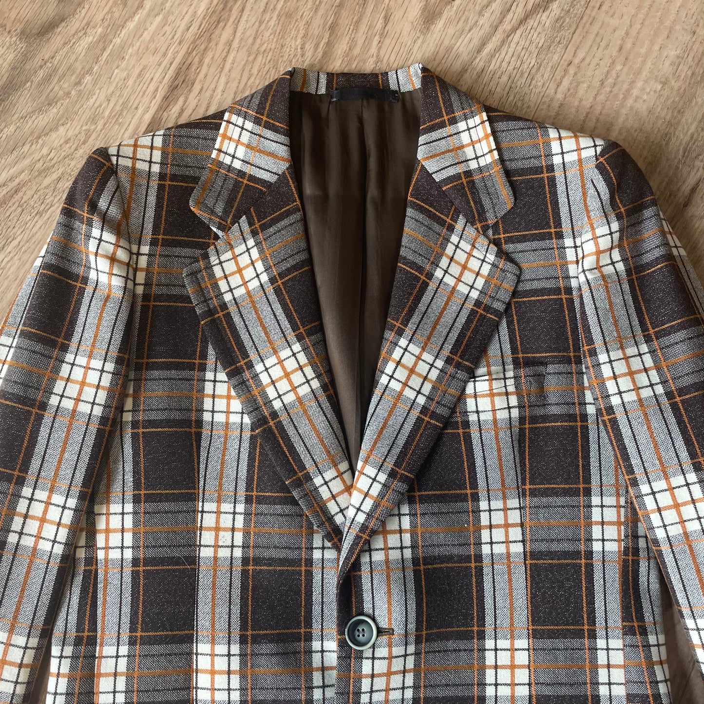 Brown Checked Lubian Blazer