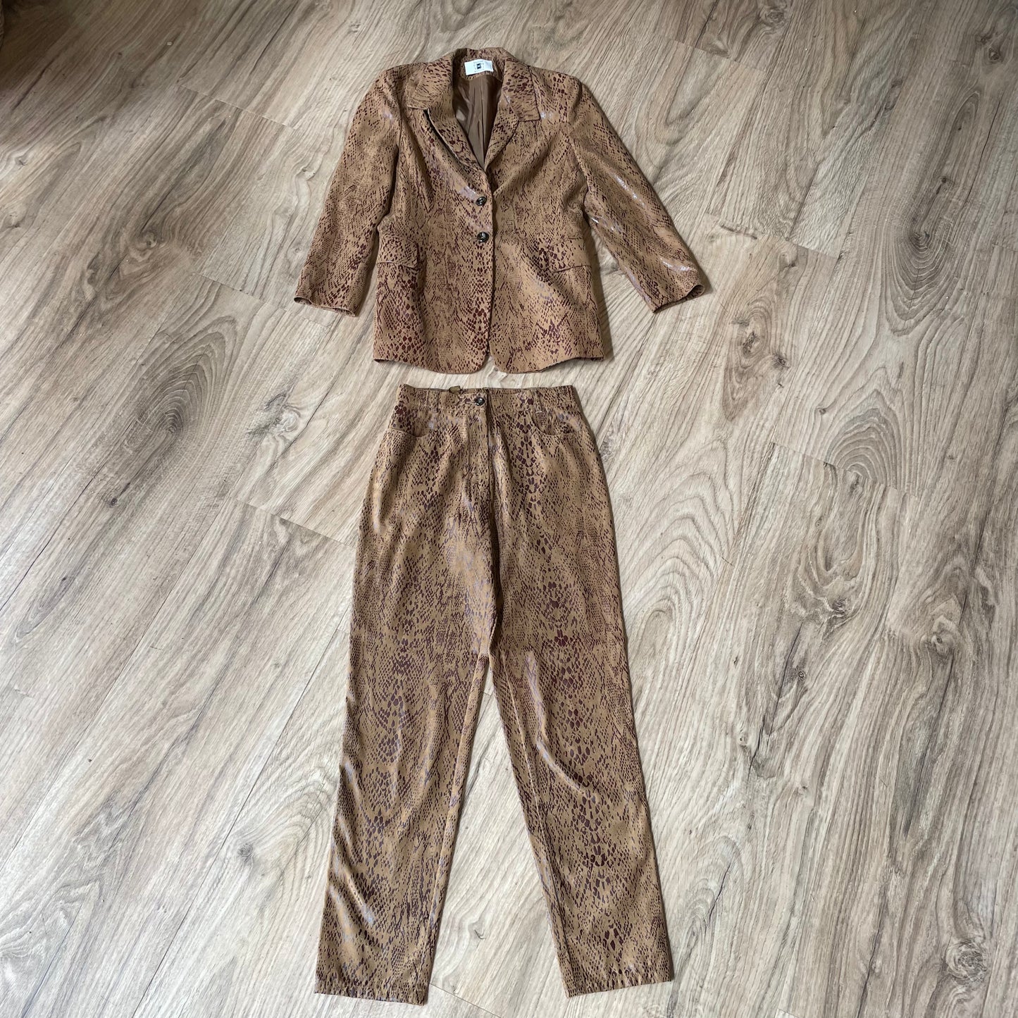 Snake print Two Piece
