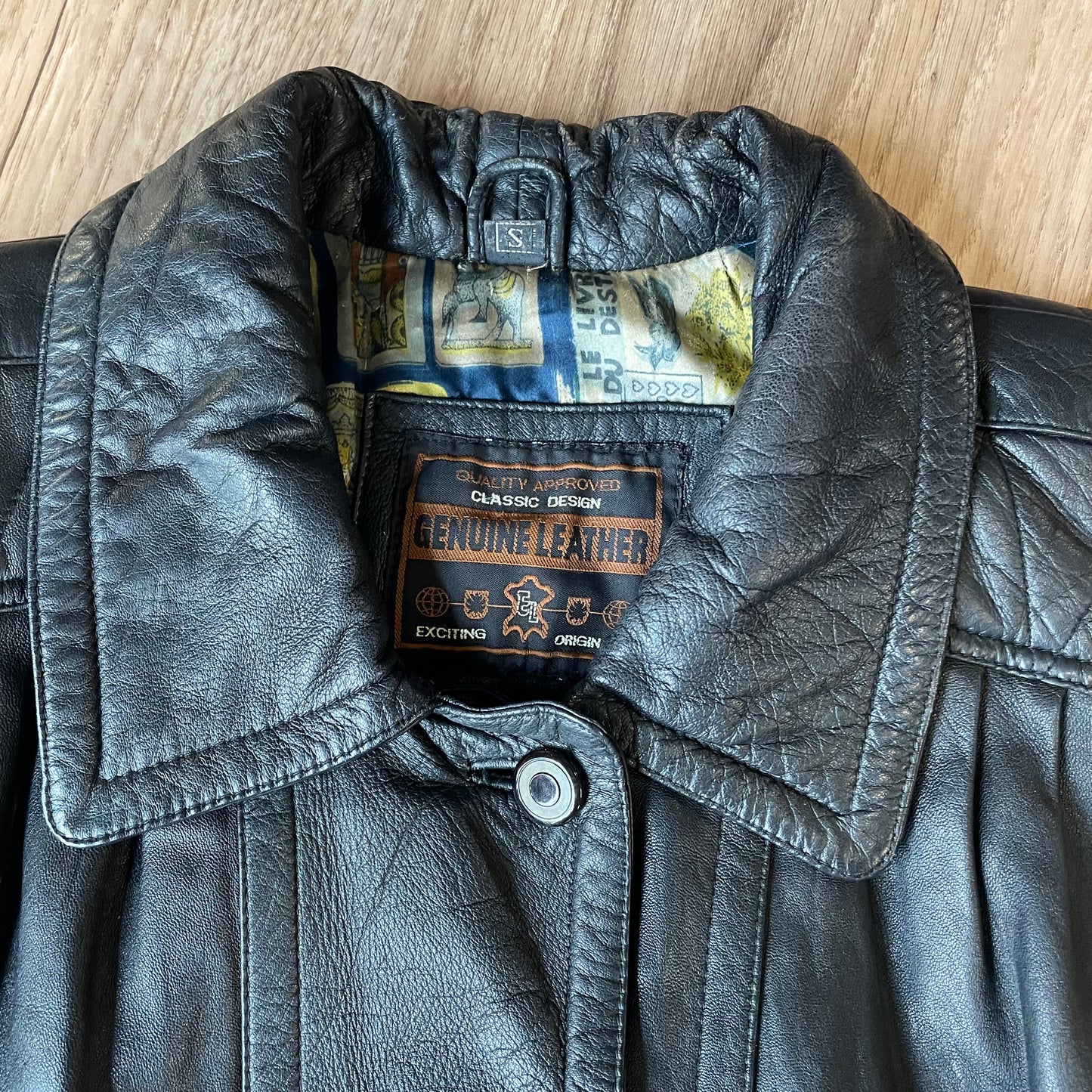 Black Leather Coat