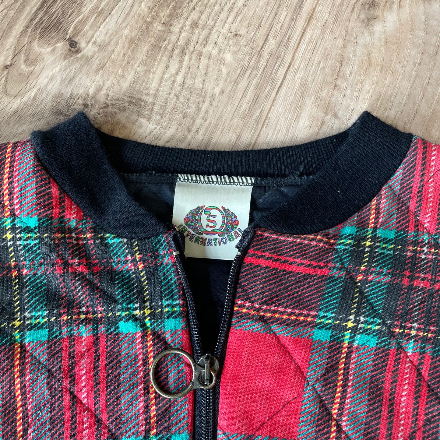 Tartan Bomber Jacket