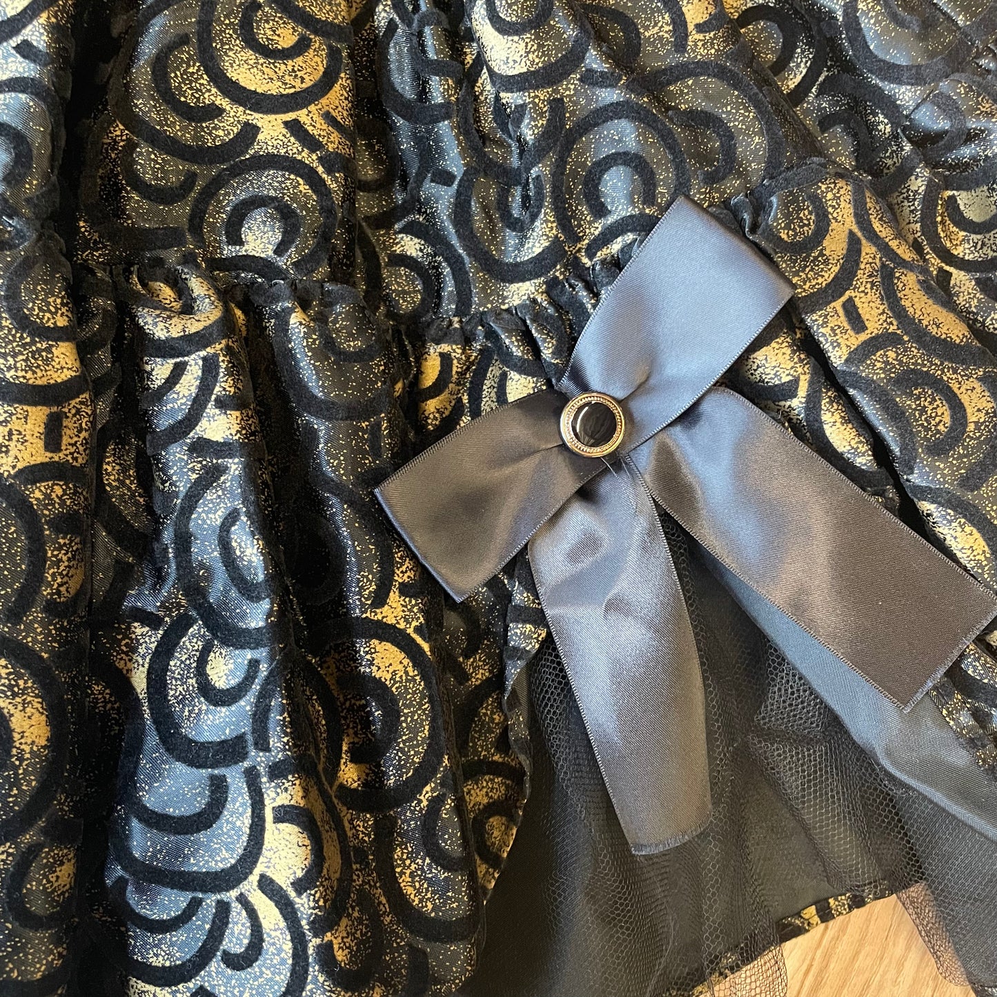 Velvet tutu style skirt