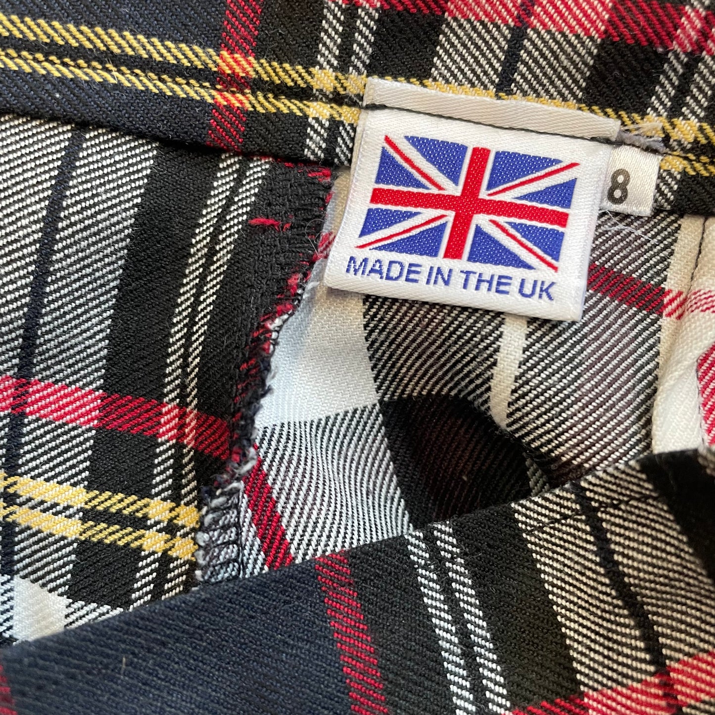 Tartan half and half trousers