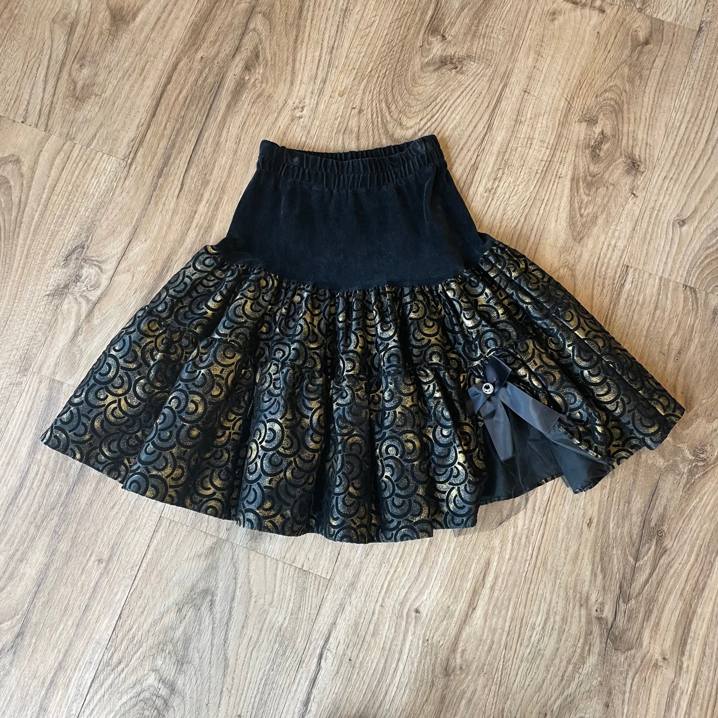Velvet tutu style skirt