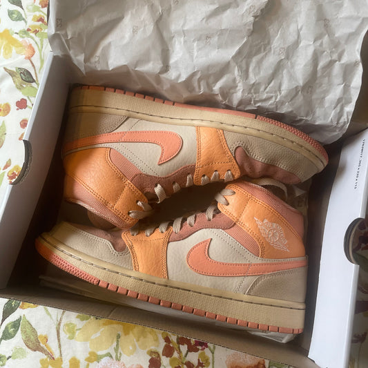Women’s Nike Air Jordan’s Orange