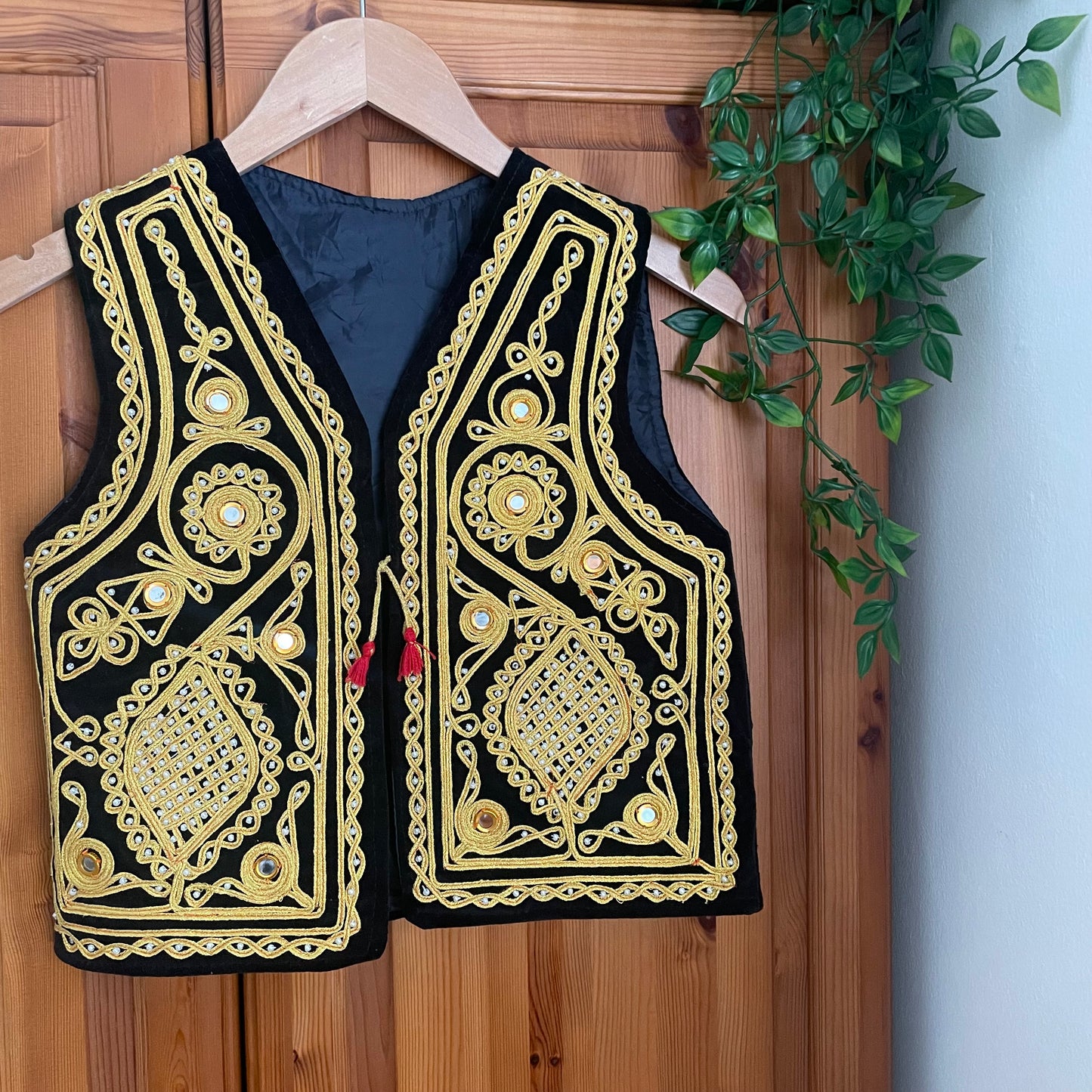 Afghan Velvet Waistcoat