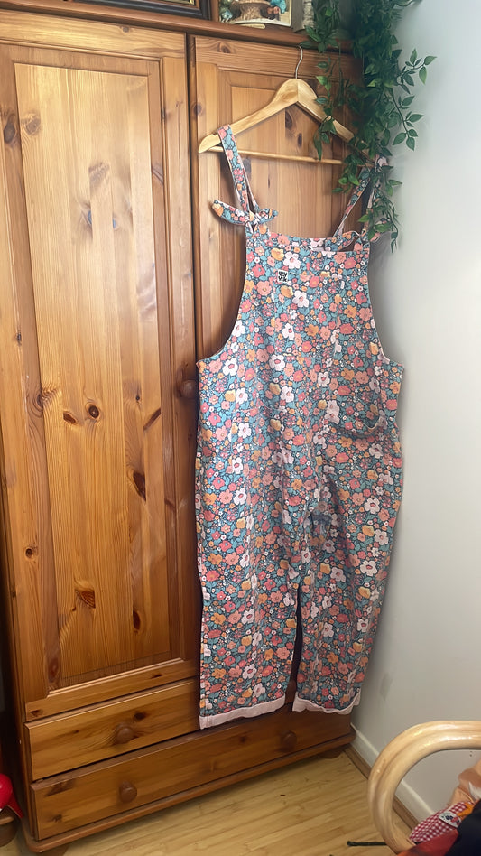 Lucy and Yak Floral Dungarees