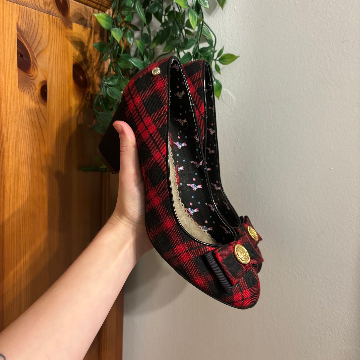 Baby Cham Tartan Heels