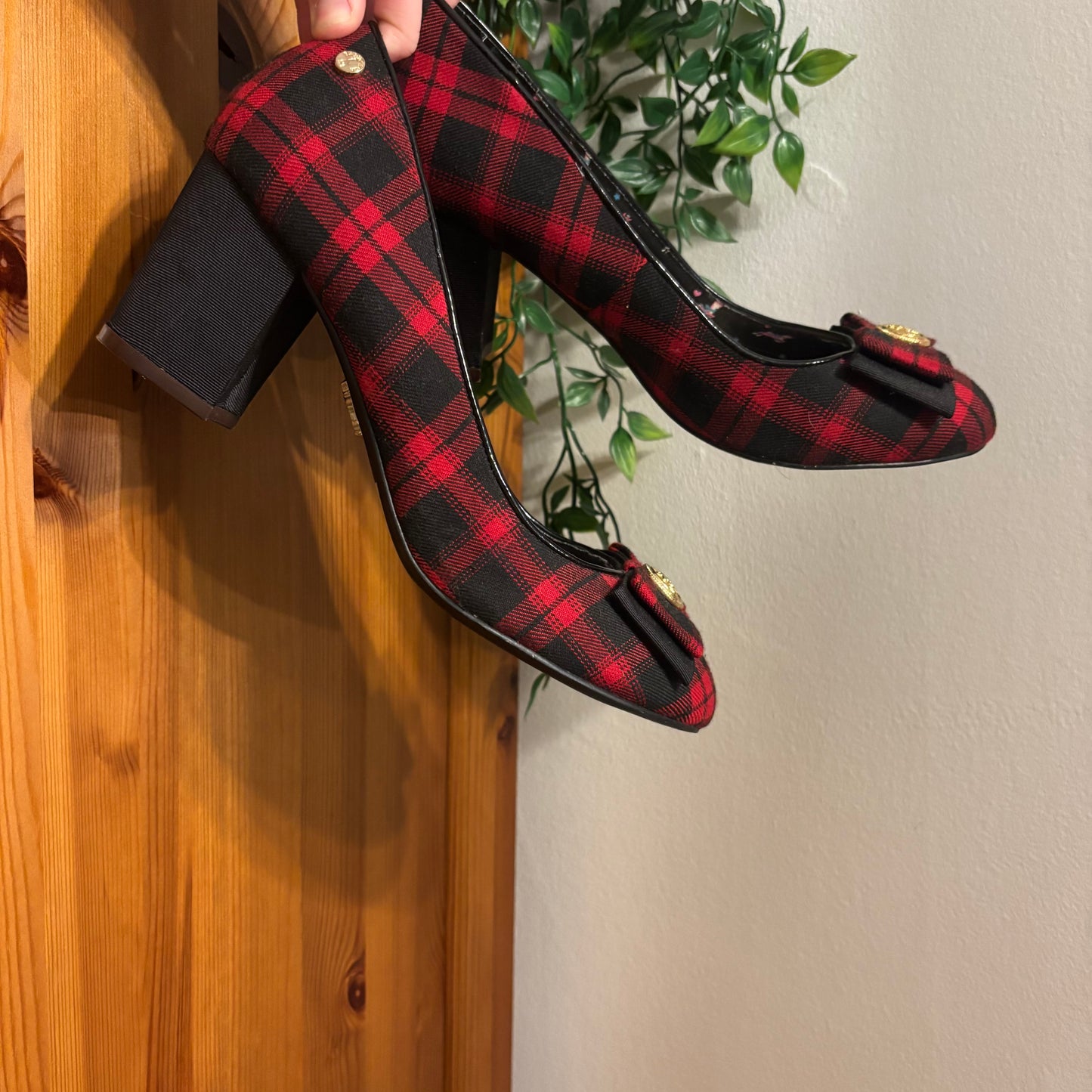 Baby Cham Tartan Heels