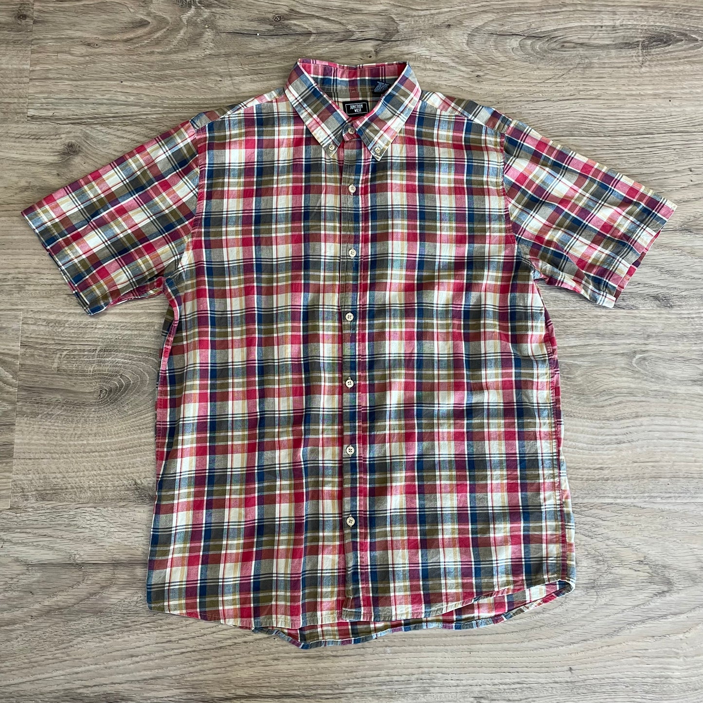 Checked western style shirt