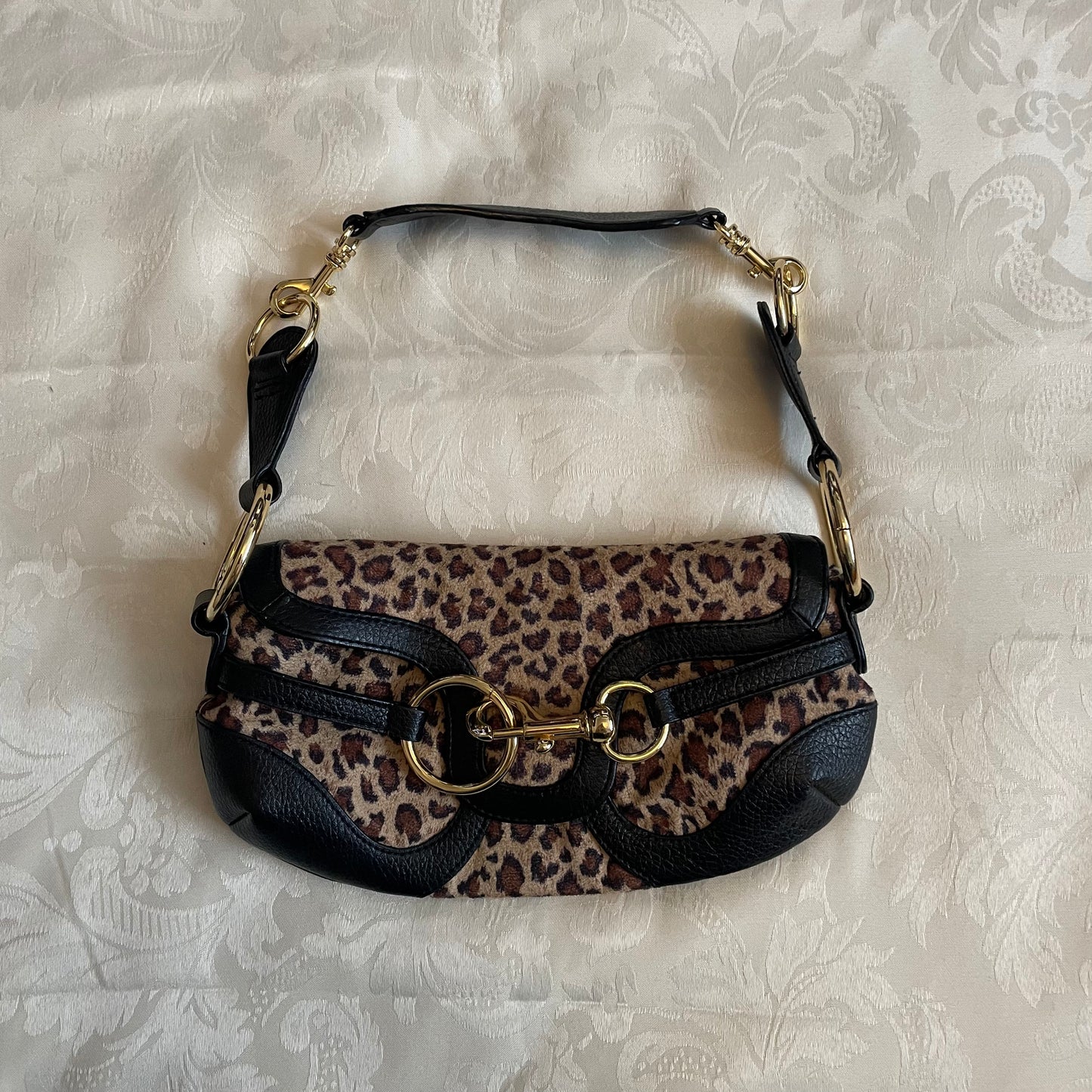 Y2K leopard bag