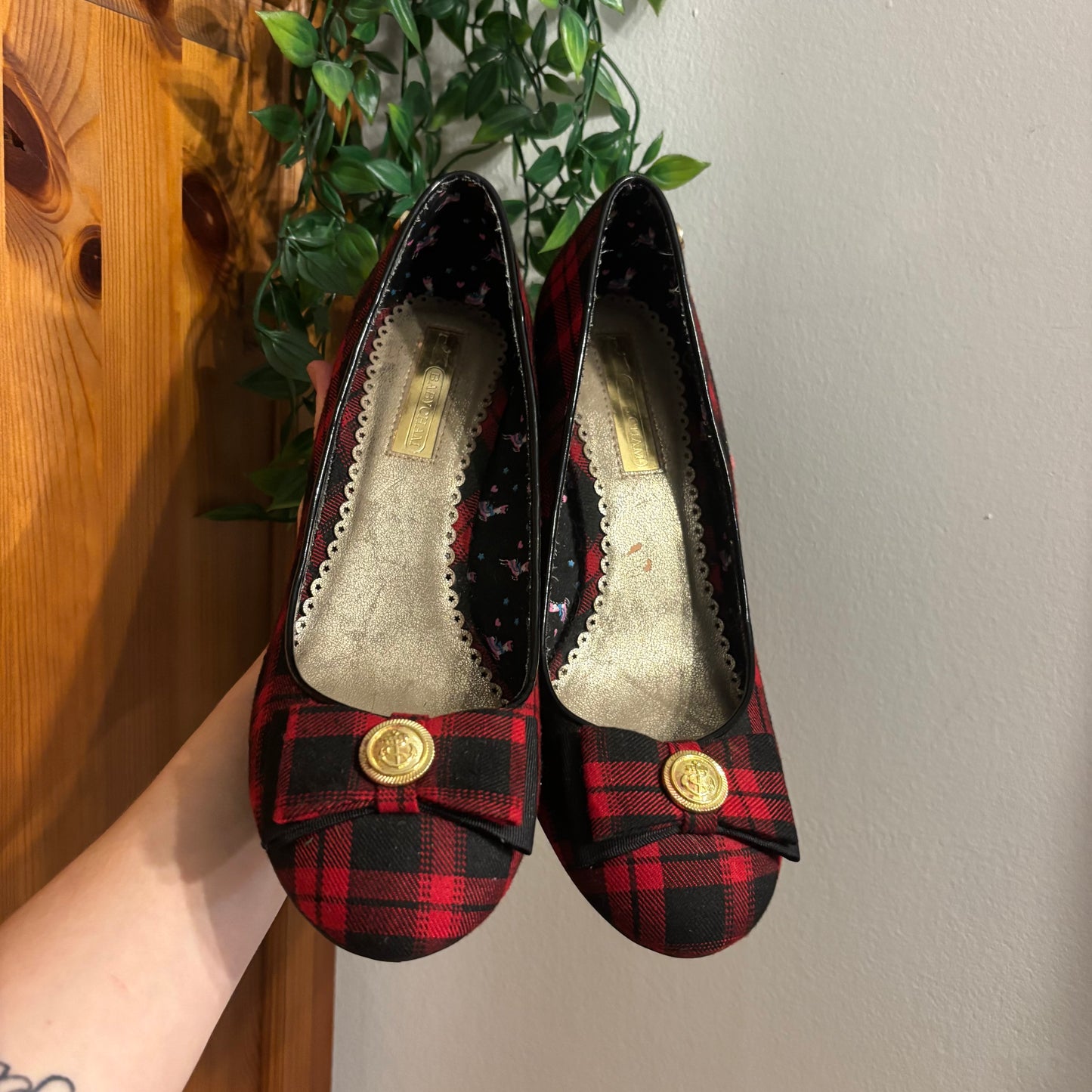 Baby Cham Tartan Heels