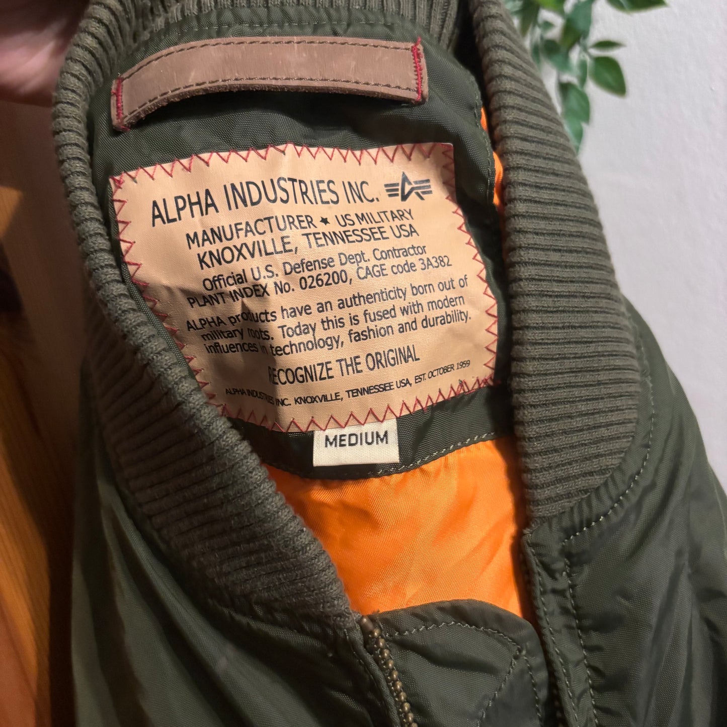 Alpha Industries Inc MA1 Bomber Coat