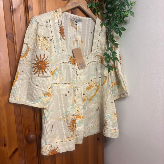 Their Nibs Sun and Moon PJ top