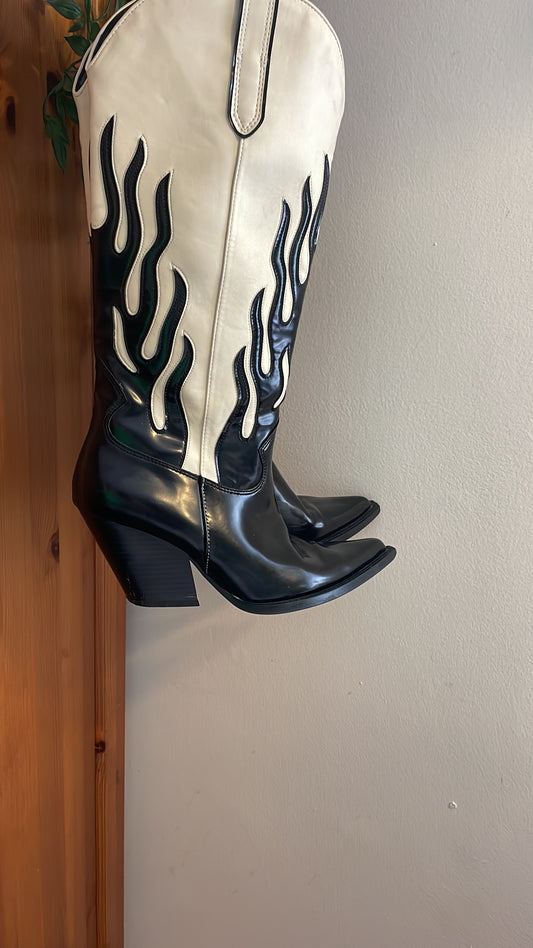 Zara Cowgirl western boots