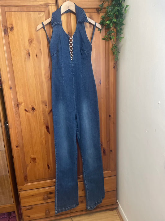 Y2K Denim Jumpsuit