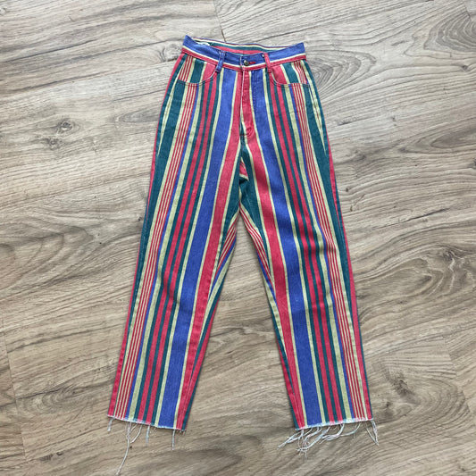 Foxeye Striped Rainbow Jeans