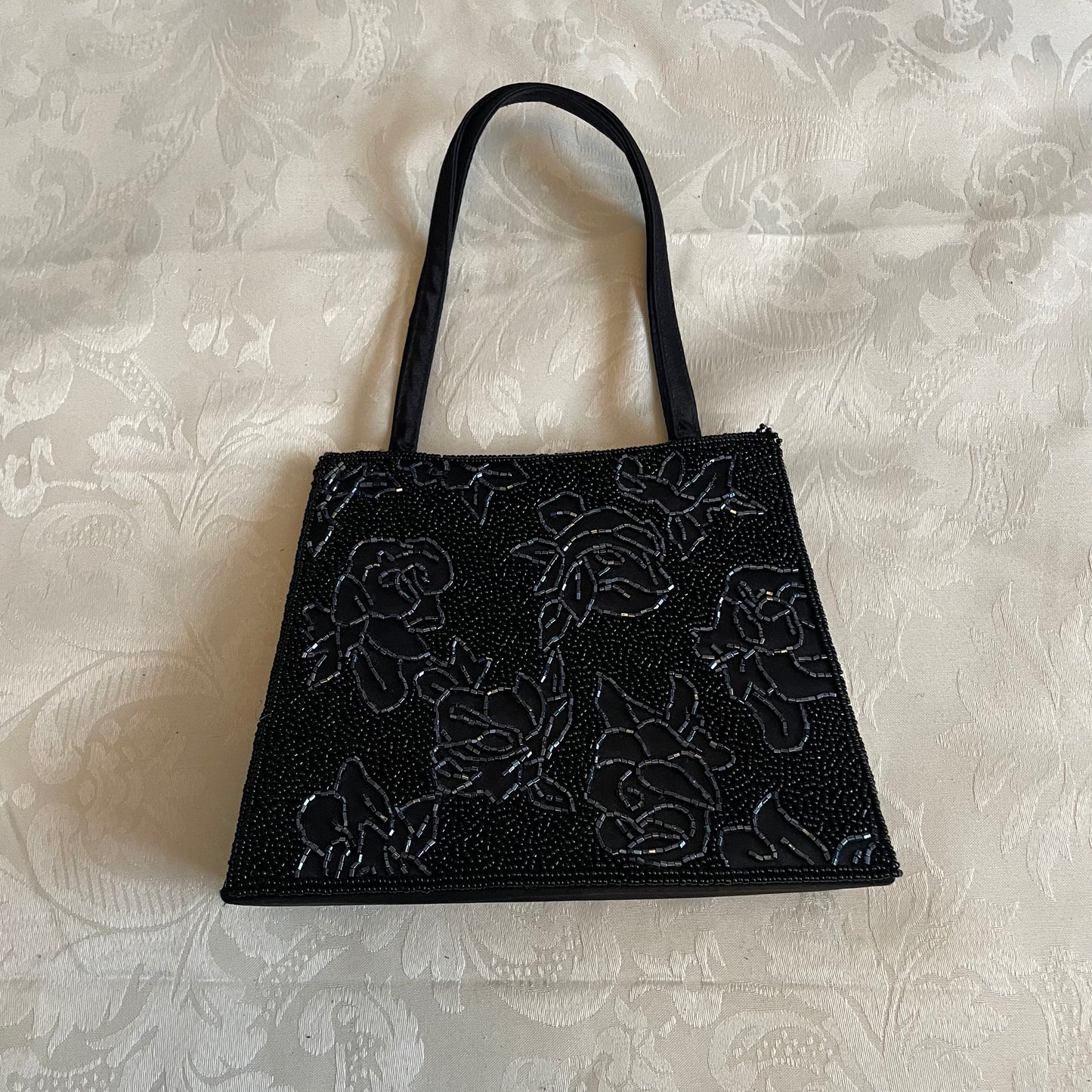 Black Beaded evening bag