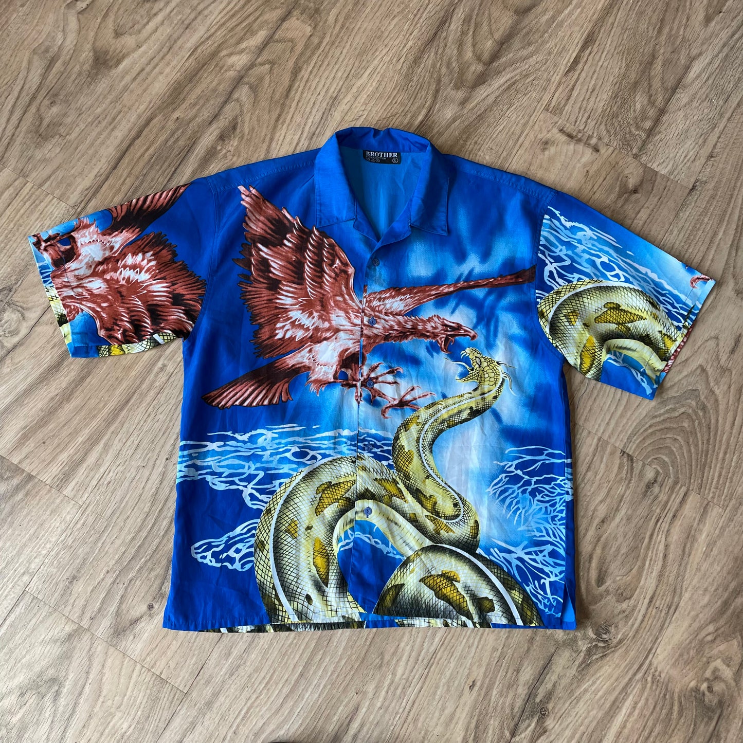90s Graphic Eagle and Snake shirt