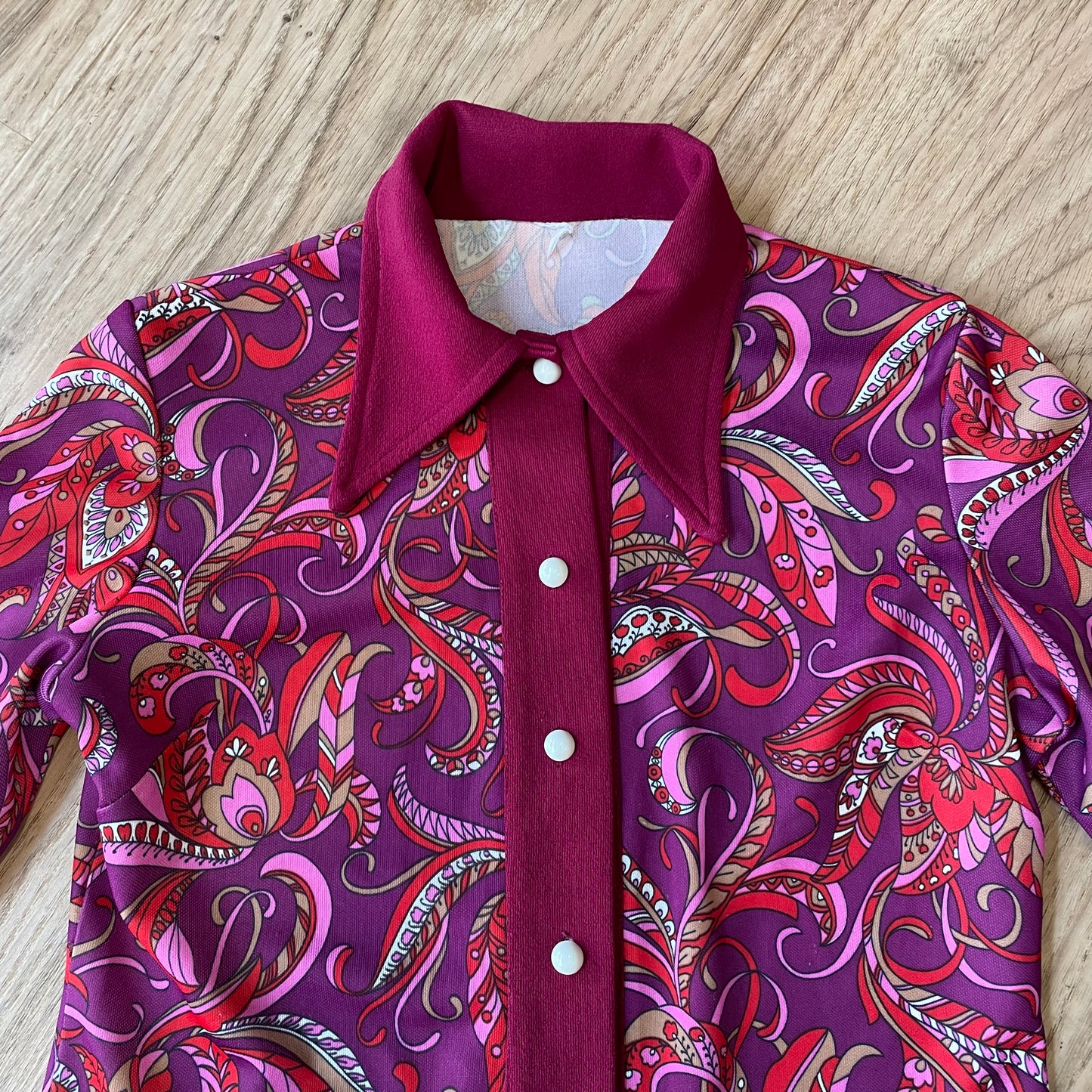 80s Petal Print Shirt