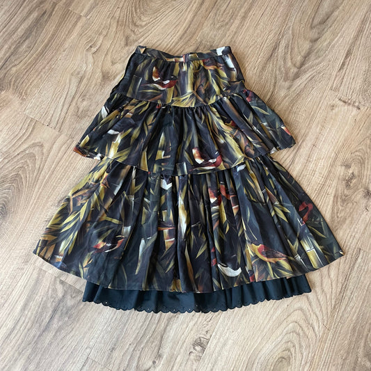 1950s Bird skirt